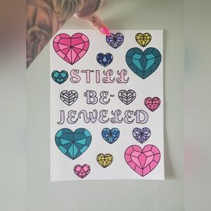 Taylor Swift Bejeweled Lyrics Orginial Art